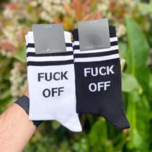 جوراب ساقدار FUCK OFF (کد 411)