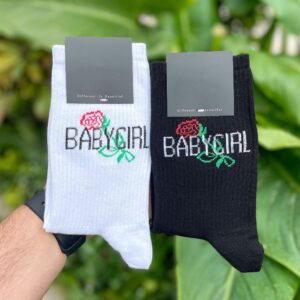 جوراب ساقدار baby girl کد (744)